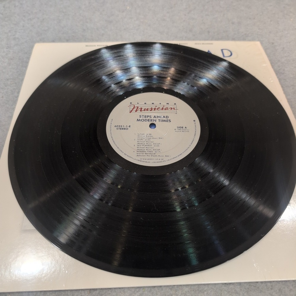 Steps Ahead Modern Times Vinyl LP 1984 Elektra Musician 60351-1-E Michael Brecke - Picture 3 of 6